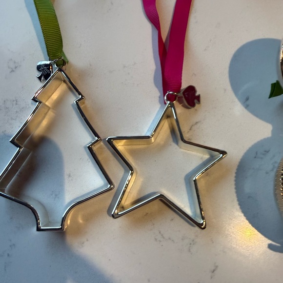 Kate Spade Silver Ornament Set - Picture 3 of 6
